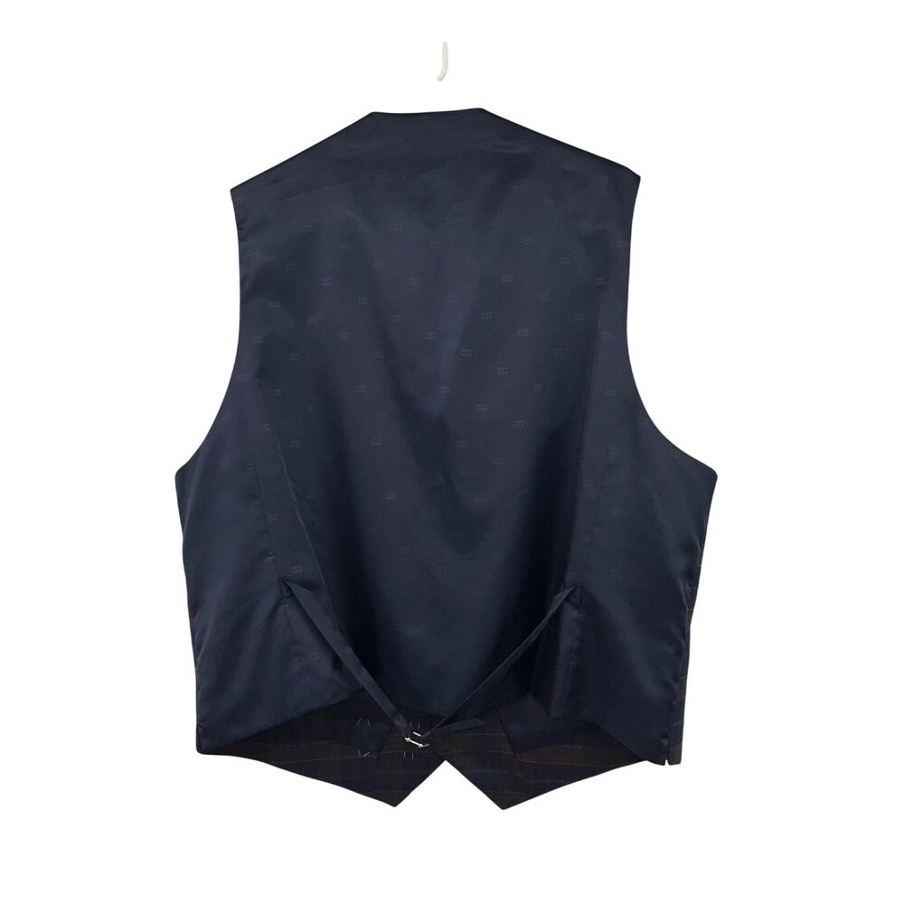Tommy Hilfiger Hayes Vest Men XL NEW Navy/Burgundy *One Small Spot on Back - Picture 2 of 16